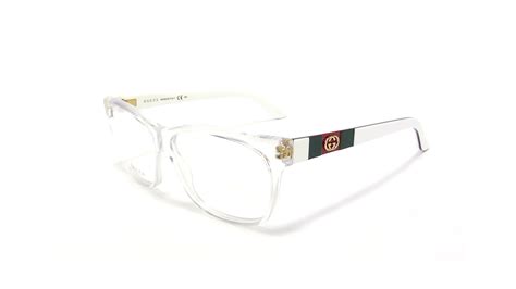 clear frame gucci sunglasses|gucci clear frame glasses men.